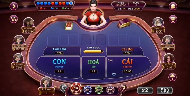 Table Game Baccarat Kim Tài Tại VaoBet Đỉnh Cao Công Nghệ Casino Trực Tuyến Đẳng Cấp
