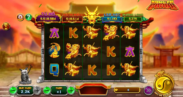 Đỉnh Cao Slot Game Kungfu Panda Tại VaoBet Với Trải Nghiệm Đỉnh Cao