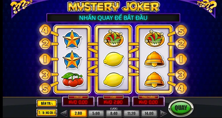 Game Nhanh Mystery Joker Tại VaoBet Thiên Đường Giải Trí Dành Cho Các Cược Thủ May Mắn