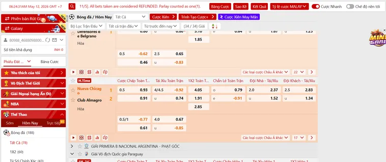 Chinh Phục Đỉnh Cao Cá Cược Cùng Thể Thao SABA Sports Tại VaoBet Đẳng Cấp