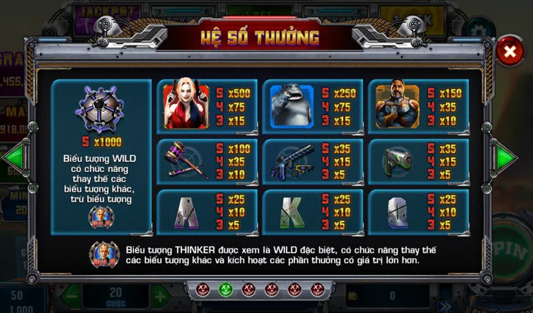 Chinh Phục Siêu Phẩm Slot Game Suicide Squad Tại VaoBet Đẳng Cấp Nhất