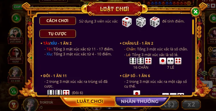 Khám Phá Sức Hút Của Siêu Phẩm Table Game Sicbo Tài Phú Tại VaoBet